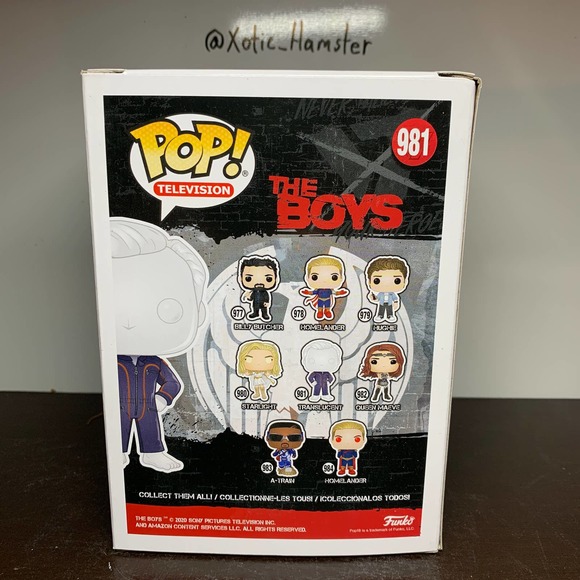 Funko POP! Translucent #981 The Boys Vinyl Figure Pop Television - Picture 3 of 6